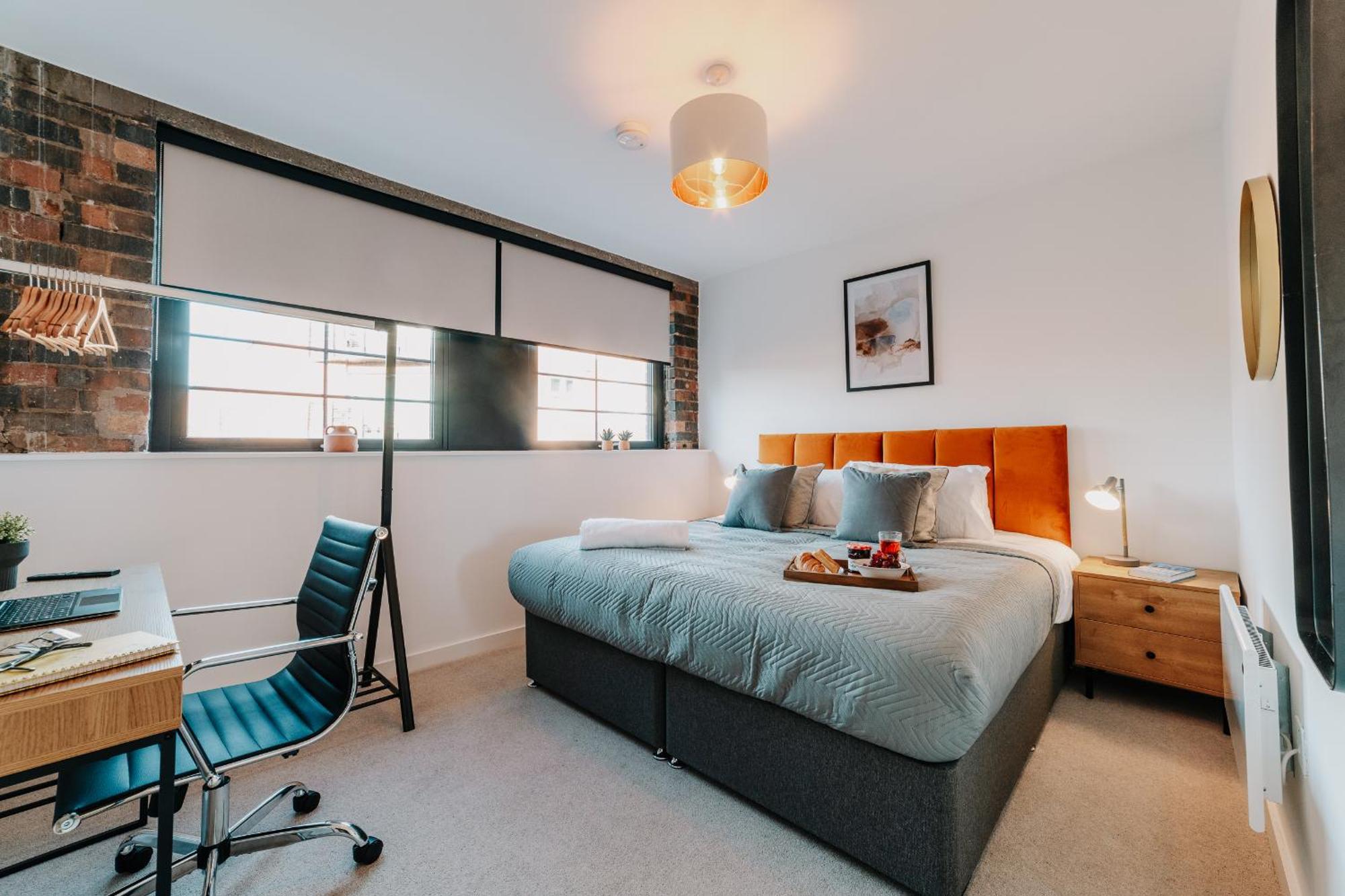 Apartment Chic Industrial Style Luxury Pad, Centre, Fast Wifi, Contractors, Famillies Birmingham